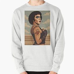 The Rocky Horror Picture Show Tim Curry Rock History Pullover Sweatshirt
