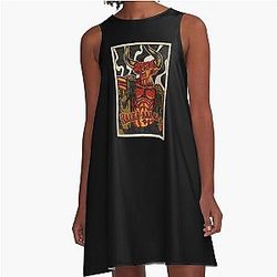 Tim Curry darkness Comic A-Line Dress