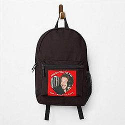 Puppy and Tim Curry's Backpack