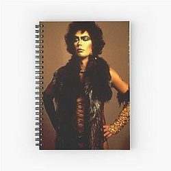 Tim Curry Rocky Horror Picture Show Spiral Notebook