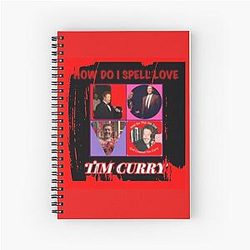 Tim Curry Love Spiral Notebook