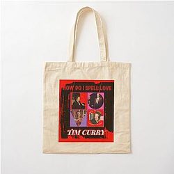 Tim Curry Love Cotton Tote Bag