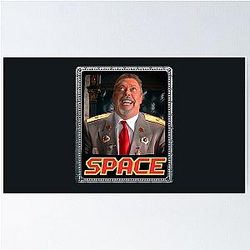 Space Tim Curry Meme Poster