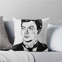 Tim Curry Clue Portrait Throw Pillow