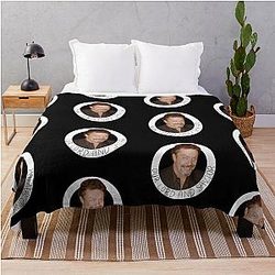 Our Lord and Savior Tim Curry Throw Blanket