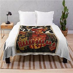 Tim Curry Darkness Comic Throw Blanket