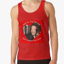 Puppy and Tim Curry Tank Top