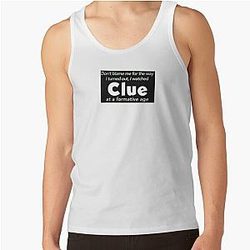 Don't blame me blame Tim Curry Tank Top