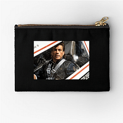 Timecop's job is to prevent changes to the past Timecop Zipper Pouches
