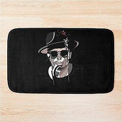Geo-Portrait von Timmy Trumpet Bath Mat