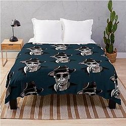 Geo-Portrait von Timmy Trumpet Throw Blanket