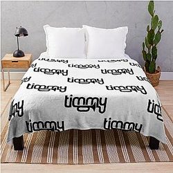 Best seller Timmy Trumpet logo merchandise throw blanket