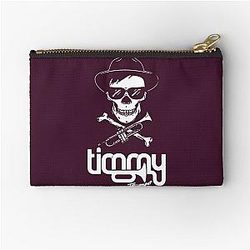 Timmy Trumpet White Zipper Pouch