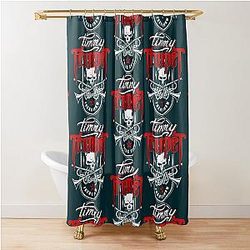 Timmy's Trumpet Shower Curtain
