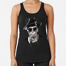 Geo Portrait of Timmy Trumpet Racerback Tank