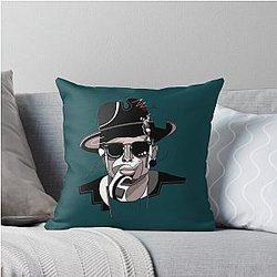 Géo portrait de Timmy Trumpet classique Throw Pillow