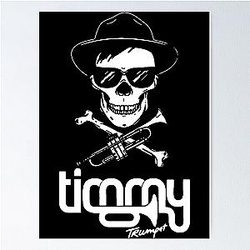Timmy Trumpet - White Poster