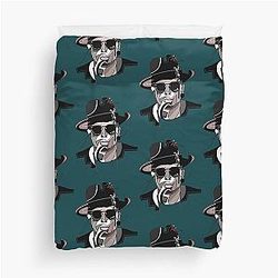 Géo portrait de Timmy Trumpet classique Duvet Cover