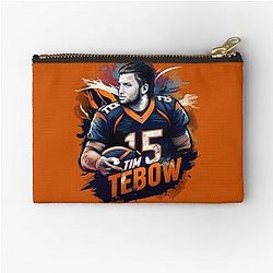 Tim Tebow Denver Broncos Zipper Pouch