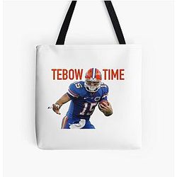 Tim Tebow Tebow Time All Over Print Tote Bag