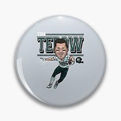 Tim Tebow Cartoon Pin