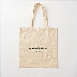 Just Keep Believing This Is An Opportunity Where Great Things Can Happen and Let's Be Great Right Now, Quote by Tim Tebow Cotton Tote Bag