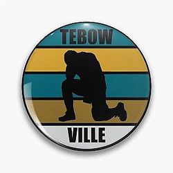 Tebow Ville Tim Tebow Kneeling 85 Tight End for the Jaguars Florida Tebow Time Pin