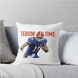 Tim Tebow Tebow Time Throw Pillow