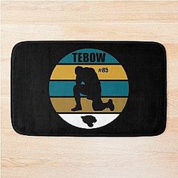 Tim Tebow Tight End for the Jacksonville Jaguars Florida Tebow Time Kneeling Bath Mat