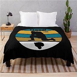 Tim Tebow Tight End for the Jacksonville Jaguars Florida Tebow Time Kneeling Throw Blanket
