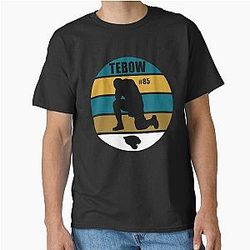 Tim Tebow Tight End for the Jacksonville Jaguars Florida Tebow Time Kneeling Classic T-Shirt