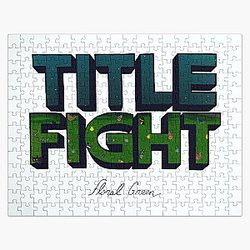Title Fight Floral Green Jigsaw Puzzle RB2411