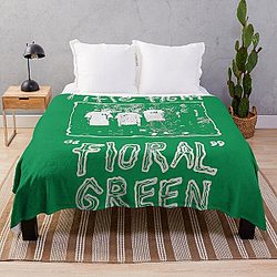 Title Fight Floral Green Promo Throw Blanket RB2411
