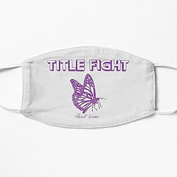 Title Fight Floral Green Butterfly Flat Mask RB2411