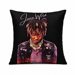 Juicewrld Black Throw Pillow HTCT2705 Tokyo Pillows Cover