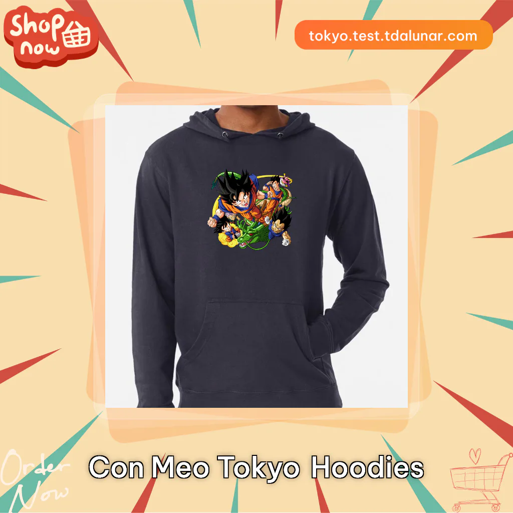 Con Meo Tokyo Hoodies