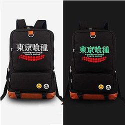 High quality Canvas Tokyo Ghoul Backpack with Glowing Feature
