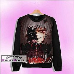 Tokyo Ghoul Sweater: Kaneki  Full Color One Side Print