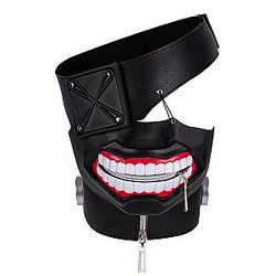 Tokyo Goul Cosplay - Halloween Adjustable Zipper Rubber Mask Anime Tokyo Ghoul Kaneki Ken