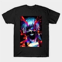 Tokyo Ghoul Shirt - Neon Ghoul face TP152
