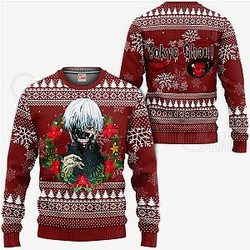 Tokyo Ghoul Kaneki Feature Design Ugly Christmas Sweater