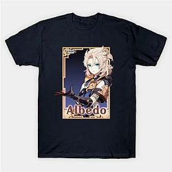 Genshin Impact Merch - Albedo Printed Classic Tee