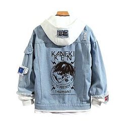 Tokyo Ghoul Jackets - Fashion Anime Designed Denim Jacket