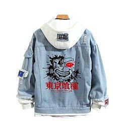 Tokyo Ghoul Jackets - Long Sleeves Cool Fashion Graphic Denim Jacket