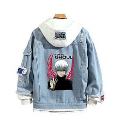 Tokyo Ghoul Jackets - Cool Fashion Long Sleeves Anime Denim Jacket