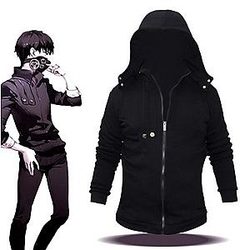 Tokyo Ghoul Jacket - Ken Kaneki Cosplay Jacket Attire Black Shirt Coat Outfit