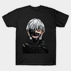 Tokyo Ghoul Shirt Merch: Kaneki White Hair Half Ghoul Shirt