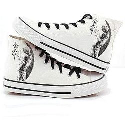 Tokyo Ghoul Shoes Merch: Kaneki Tokyo Ghoul Adventure High Top Converse