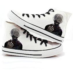 Tokyo Ghoul Shoes Merch: Kaneki One-Eyed Ghoul High Top Converse