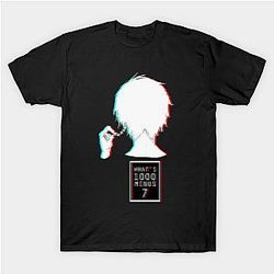 Tokyo Ghoul Shirt Merch: Kaneki Ken Behin the Screen.